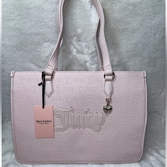 Juicy Couture Handbags - NWT Juicy Couture Upgrade U Tote Powder Blush $99